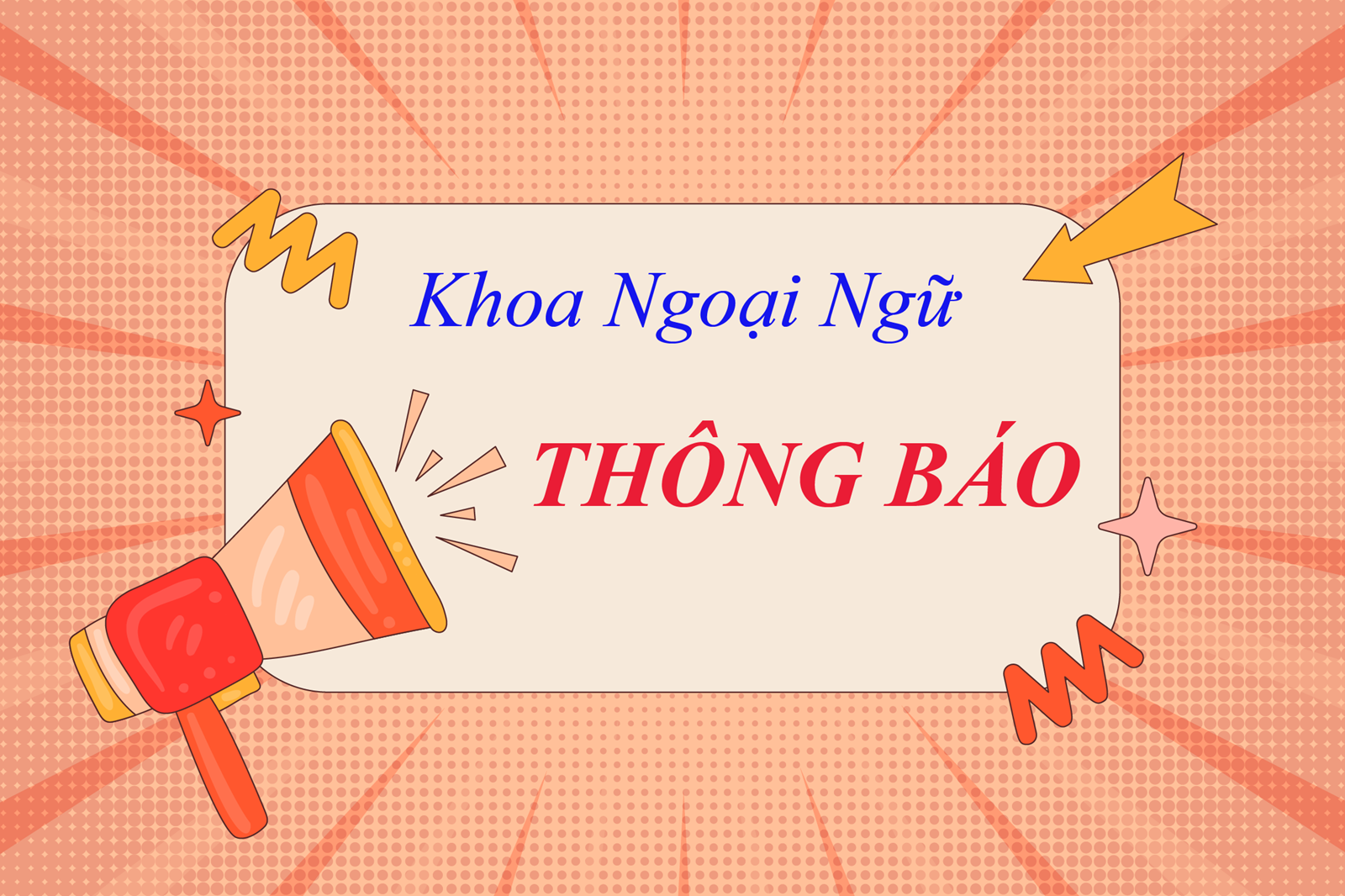 Thông báo kiểm tra anh văn đầu vào năm học 2025 - 2026