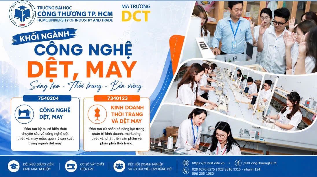 Ngành Công nghệ dệt, may