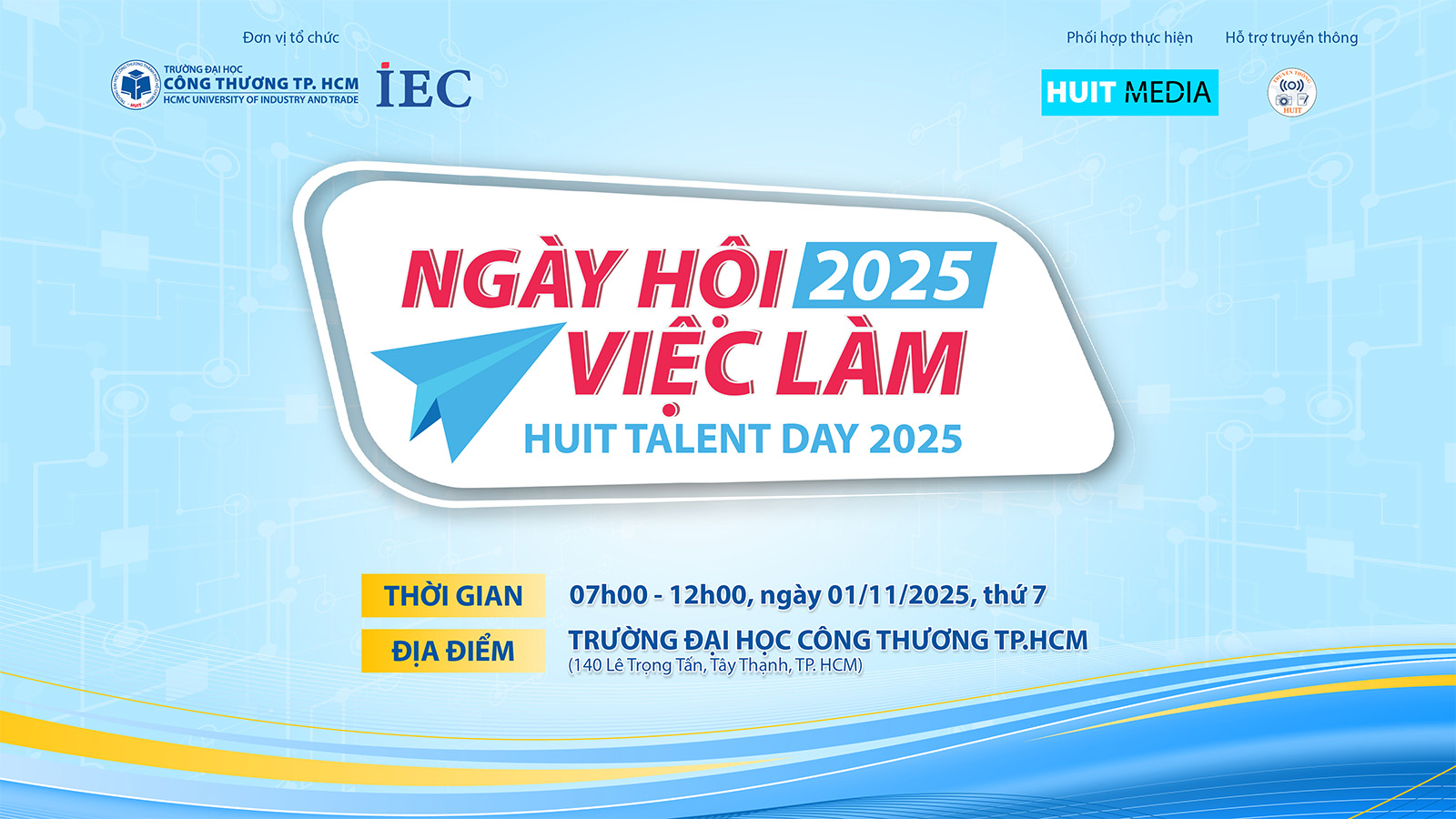 Tổ chức chương trình Ngày hội việc làm - HUIT Talent day 2025
