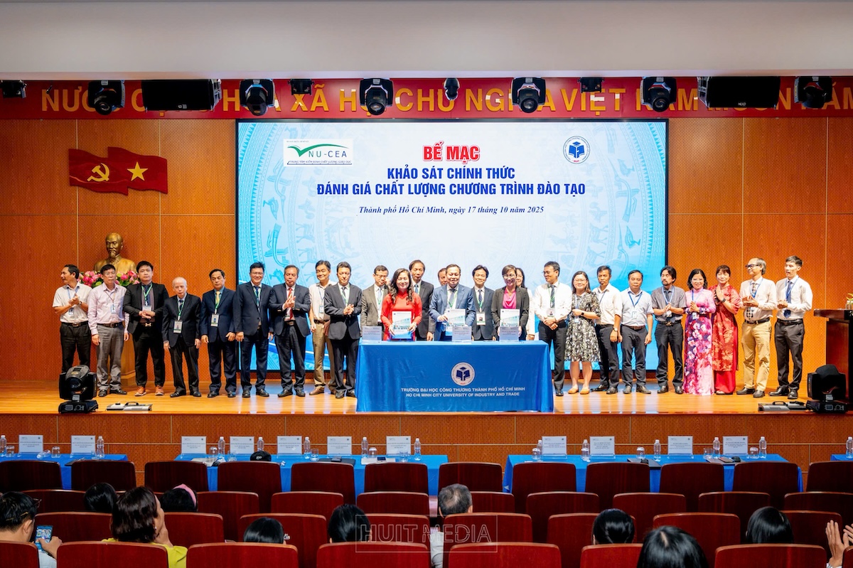 Bế mạc đợt khảo sát chính thức đánh giá chất lượng 06 chương trình đào tạo trình độ đại học Trường Đại học Công Thương TP.HCM