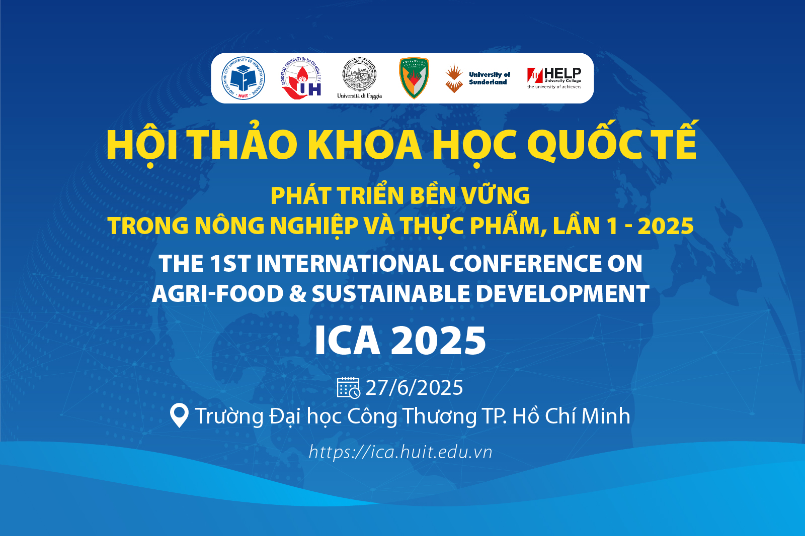 Tổ chức Hội thảo Khoa học quốc tế về Phát triển bền vững trong nông nghiệp và thực phẩm, Lần 1 – 2025