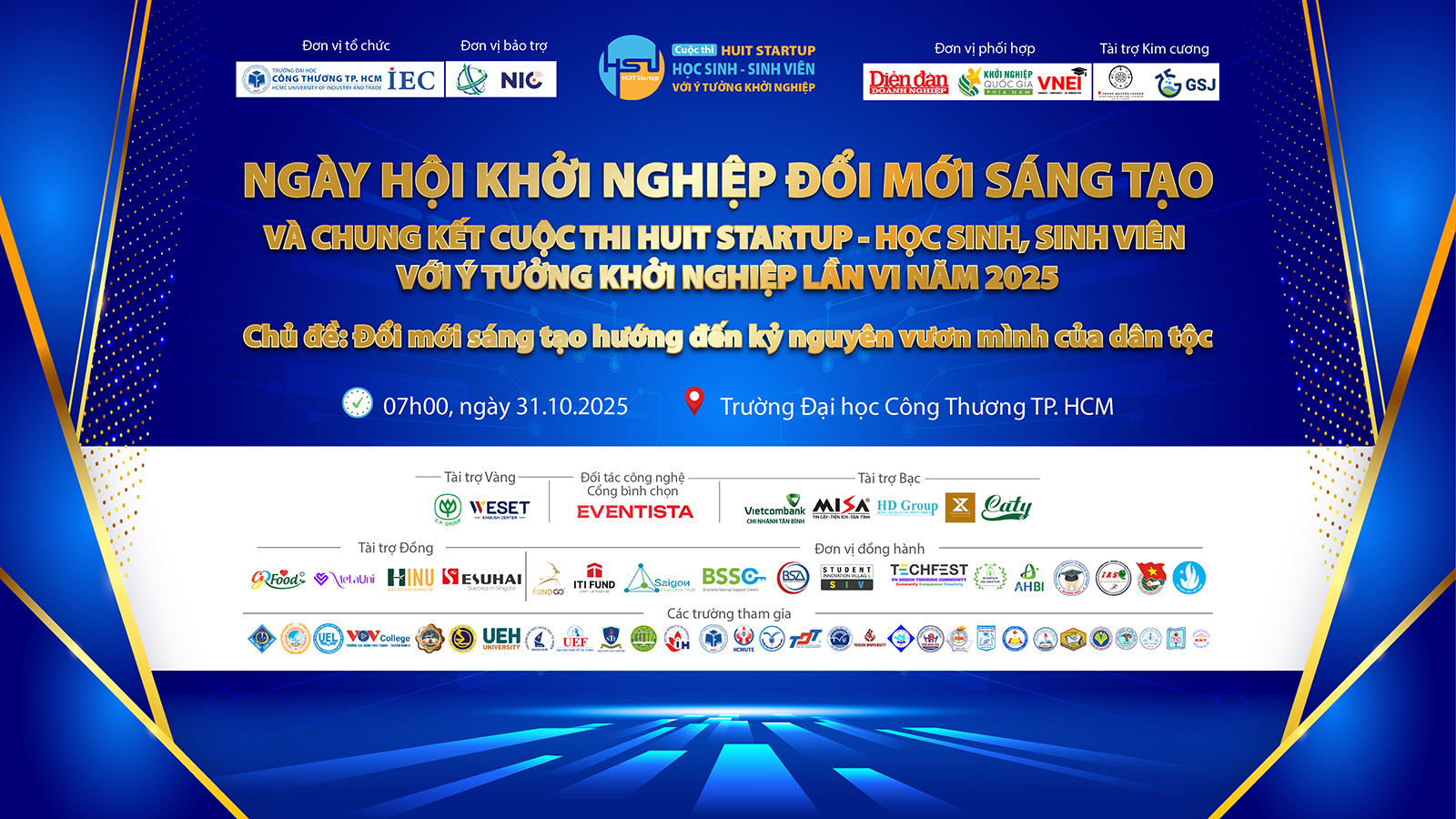 Tổ chức Ngày hội khởi nghiệp đổi mới sáng tạo và chung kết cuộc thi Sinh viên Công Thương với ý tưởng khởi nghiệp lần VI năm 2025