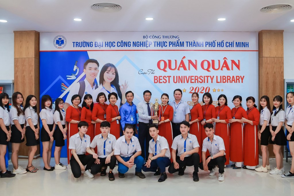 Giải thưởng dành cho nhà Vô địch Cuộc thi “BEST UNIVERSITY LIBRARY” – Đại học Công nghiệp Thực phẩm TP.HCM