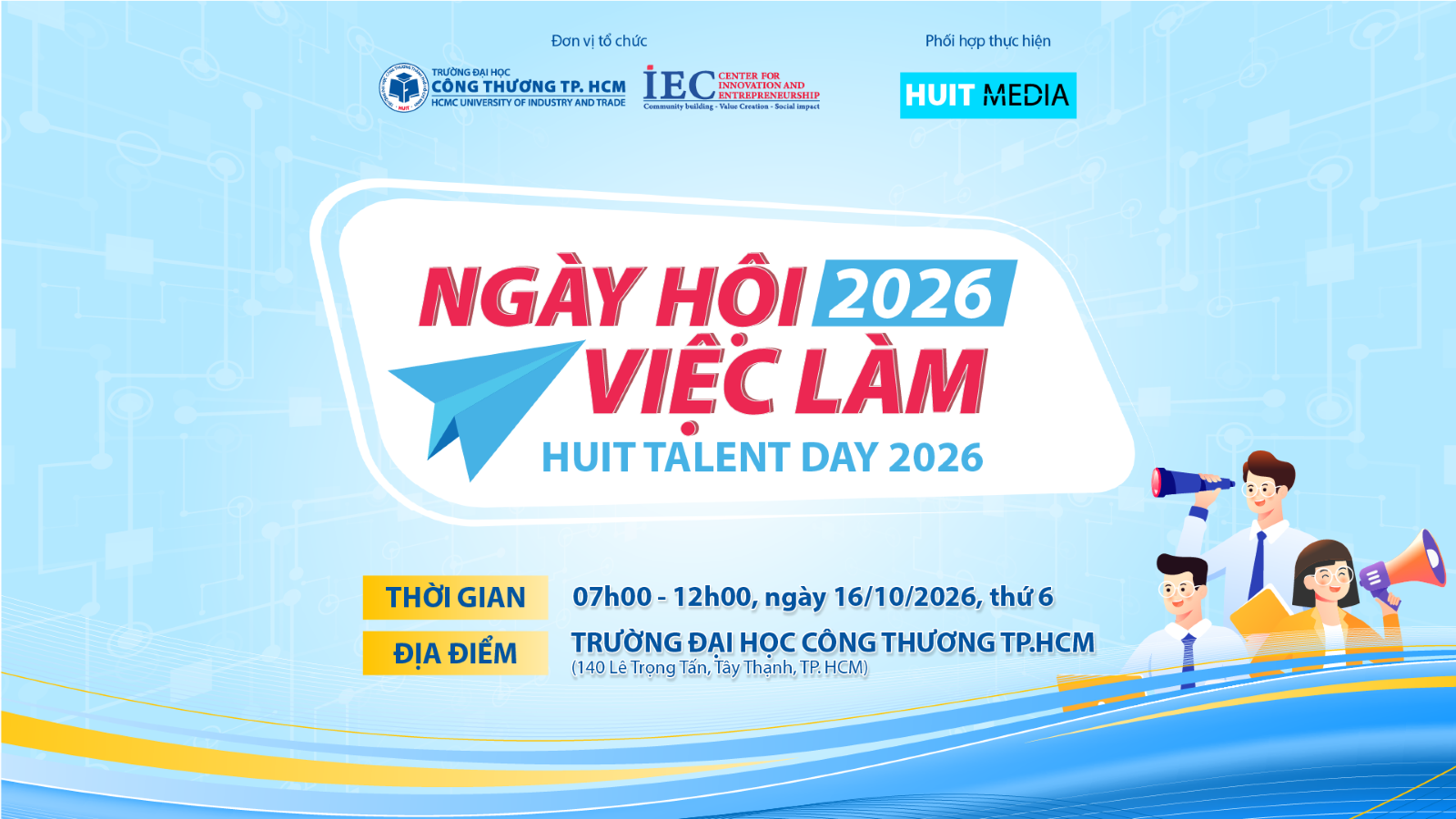 Tổ chức ngày hội việc làm - HUIT Talent day 2026